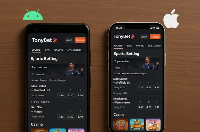 Tonybet app – mobiele gokervaring